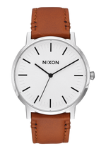 Porter Leather - White Sunray / Saddle