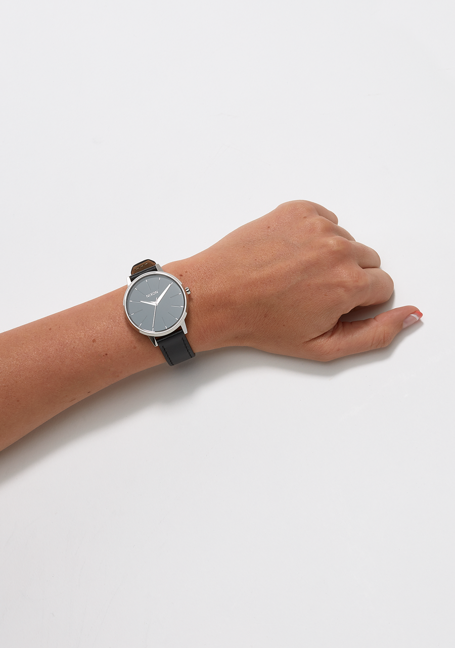 Kensington Leather Watch Black Women s Leather Nixon CA