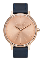 Kensington Leather - Rose Gold / Navy