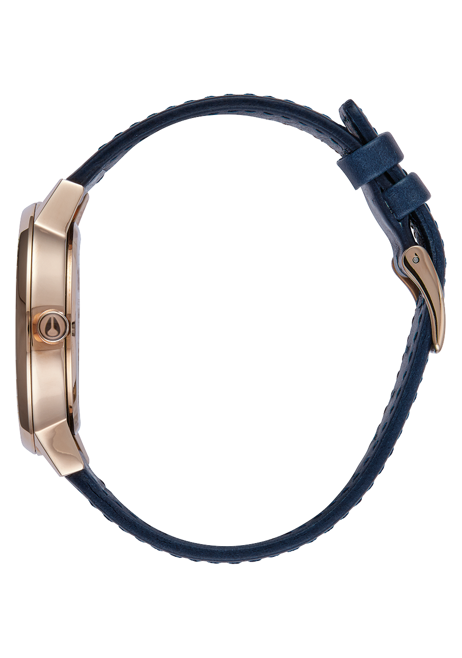 
Kensington Leather - Rose Gold / Navy View 2