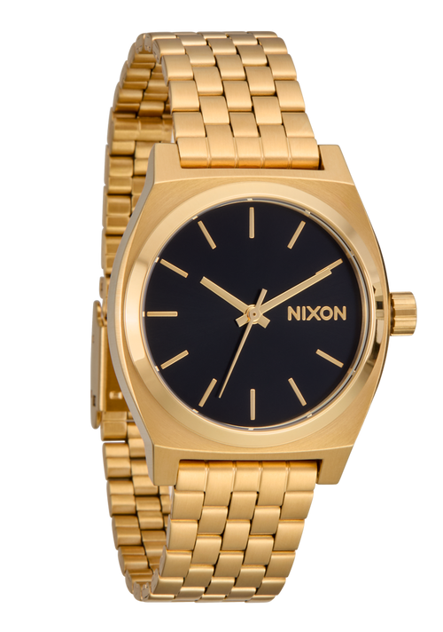 
Nixon Medium Time Teller Analog Watch - Gold / Black / Gold - View 2