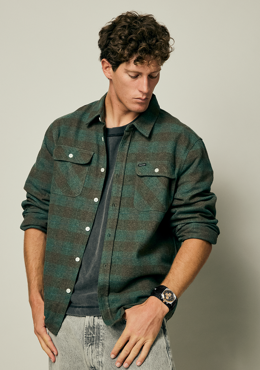 Time Teller Chrono Cuir - Argent / Or Rose / Noir View 7