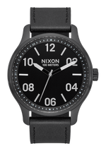 Patrol Leather - Black / Silver / Black