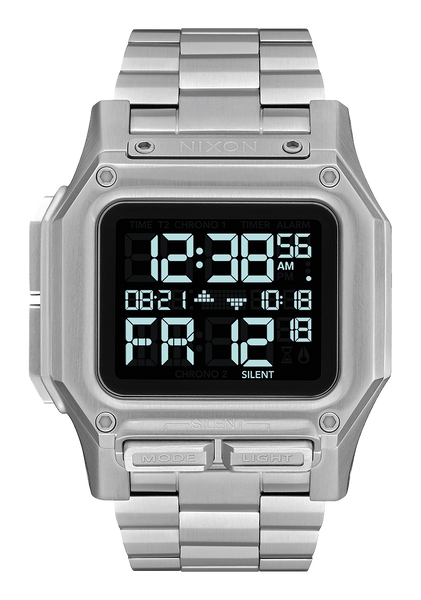 Regulus Stainless Steel Watch | Black | Digital – Nixon CA