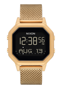 Women s Gold Digital Watches Women s LCD Display Watches in Gold Nixon CA