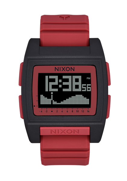 Base Tide Pro Watch | Black / Hot Sauce | Digital – Nixon CA