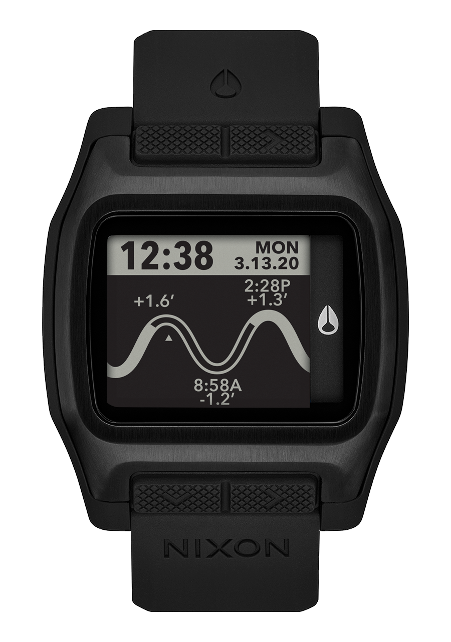 High Tide Watch All Black Digital – Nixon CA - Main Image