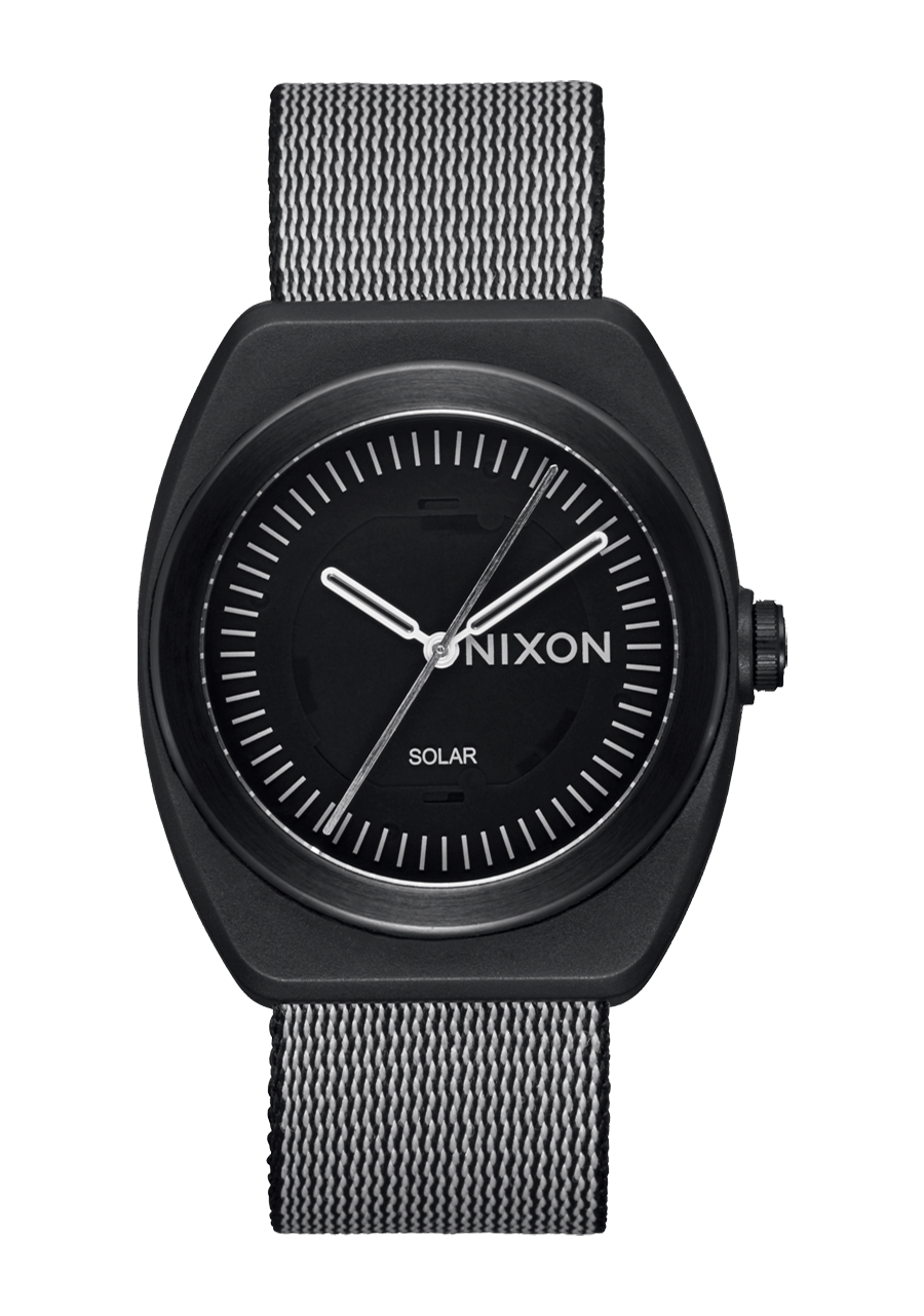 Light-Wave Watch | All Black | Solar-Powered & Eco-Friendly – Nixon CA