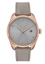 Thalia Leather - Gray Sunray / Rose Gold / Gray