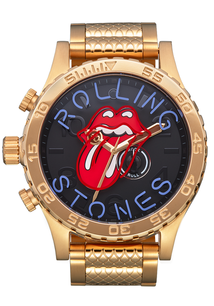 Rolling Stones 51-30 Watch | Gold / Black | Men's Stainless Steel