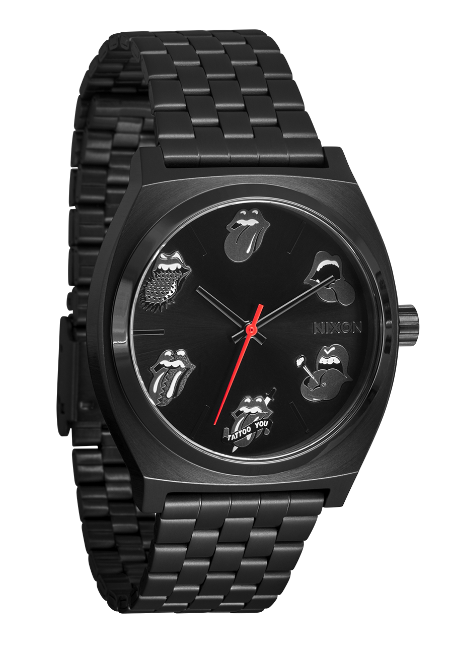 Nixon x Rolling Stones Time Teller All Black