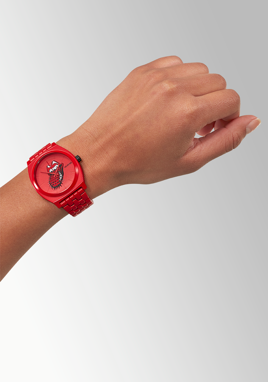 時計 NIXON MEDIUM TIME TELLER ACETATE RED Time Teller Acetate Watch | Tortoise / Oxblood | Unisex