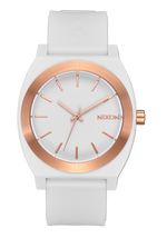 Time Teller OPP - White / Rose Gold