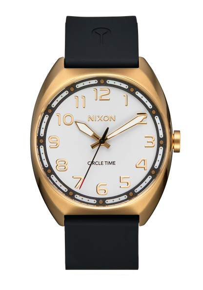 Mullet Watch Light Gold White Quick Release Silicone Nixon CA