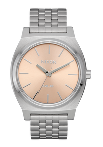 Time Teller Solar - Silver / Salmon View 1