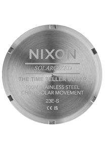 Time Teller Solar - Silver / Salmon View 5