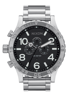 51-30 Chrono Watch | Black | Men's Stainless Steel – Nixon CA 51-30 Chrono Watch | Black | Men's Stainless Steel – Nixon CA