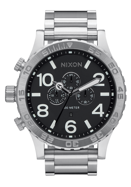 51-30 Chrono Watch | Black | Men's Stainless Steel – Nixon CA 51-30 Chrono Watch | Black | Men's Stainless Steel – Nixon CA