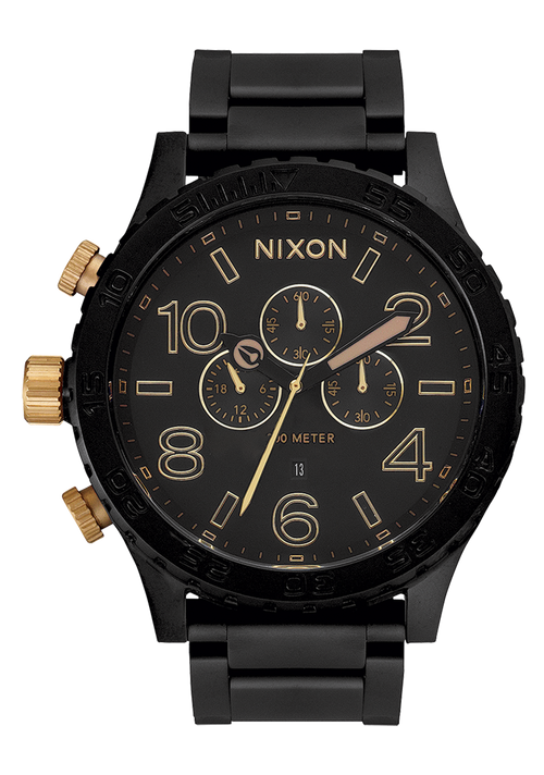 
51-30 Chrono - Matte Black / Gold View 1