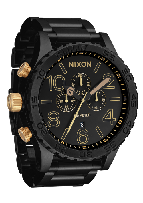 
51-30 Chrono - Matte Black / Gold View 2
