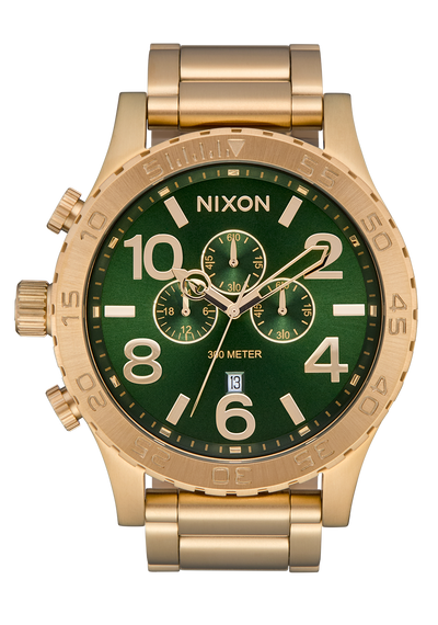 51-30 Chrono - Gold / Green Sunray