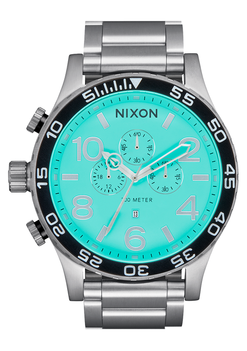 
51-30 Chrono - Silver / Turquoise View 1