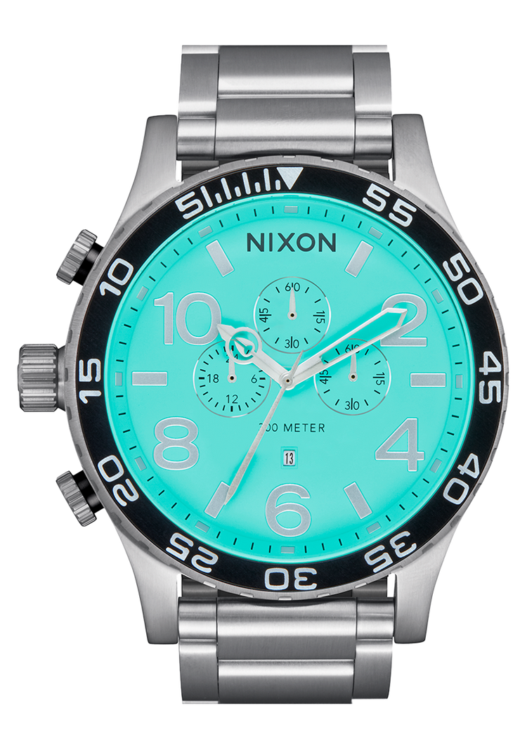 
51-30 Chrono - Silver / Turquoise View 1