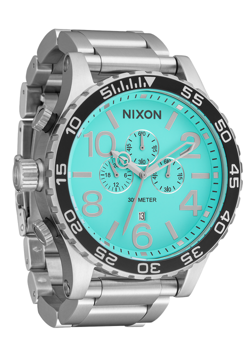 
51-30 Chrono - Silver / Turquoise View 2