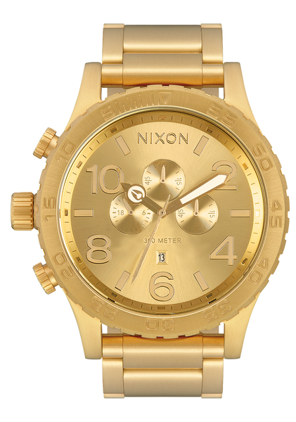 51-30 Chrono Watch | All Gold | Men's Stainless Steel – Nixon CA