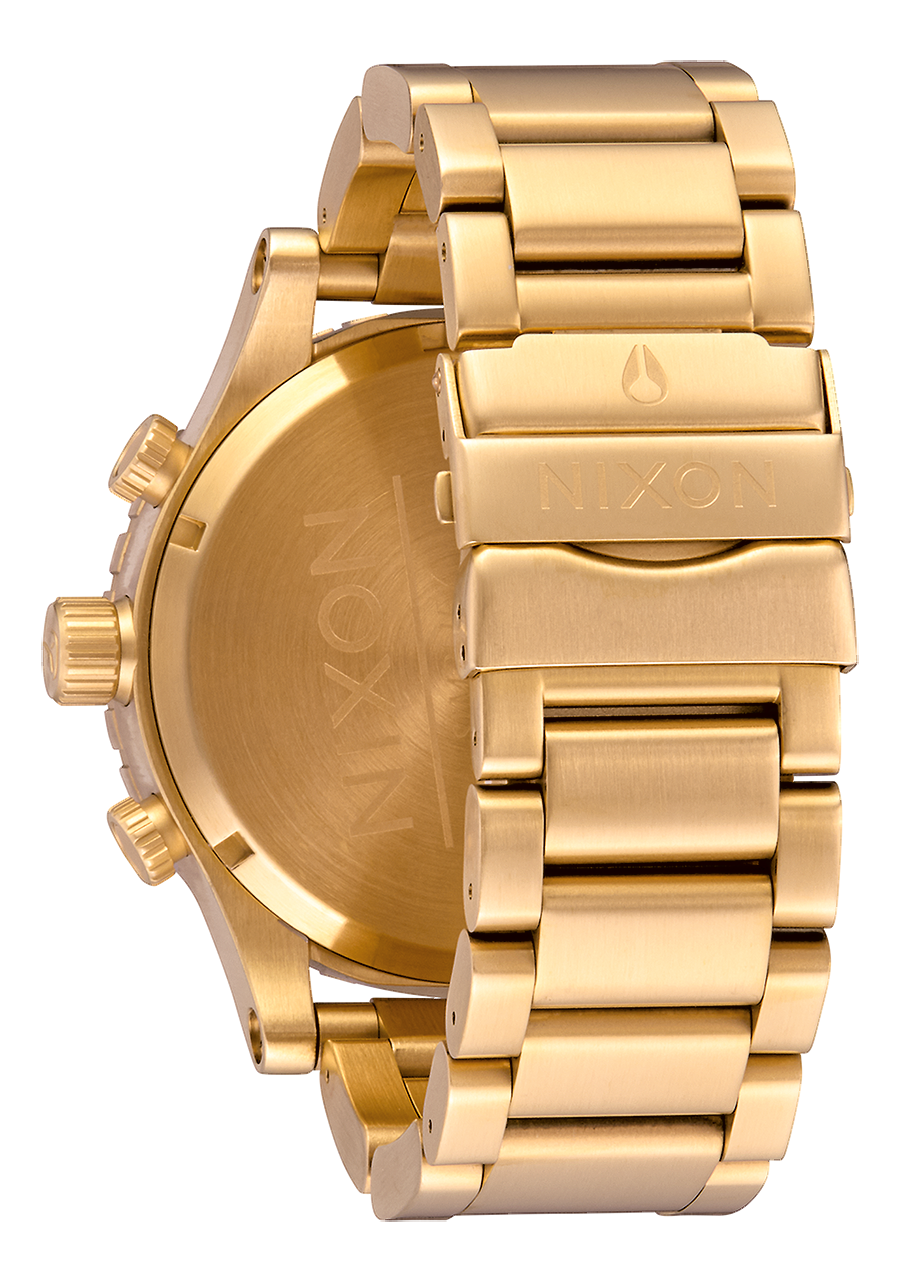 51-30 Chrono Watch | All Gold | Men's Stainless Steel – Nixon CA 51-30 Chrono Watch | All Gold | Men's Stainless Steel – Nixon CA