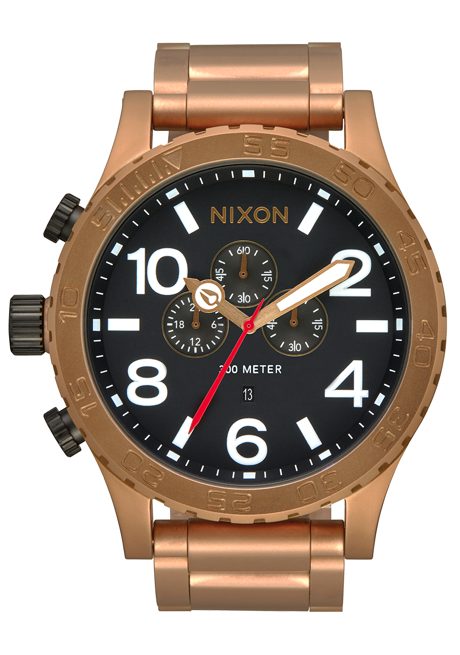 51-30 Chrono Watch | Bronze / Black | Men's Stainless Steel – Nixon CA