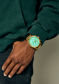 51-30 Chrono - Gold / Turquoise / Gold View 8