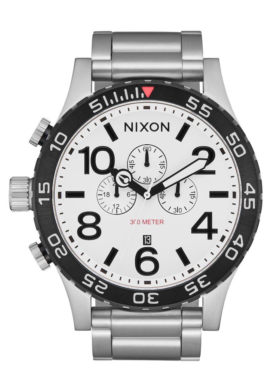 51-30 Chrono - Silver / White Lume View 1