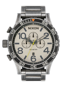 51-30 Chrono - Argent Antique / Pierre ponce View 1
