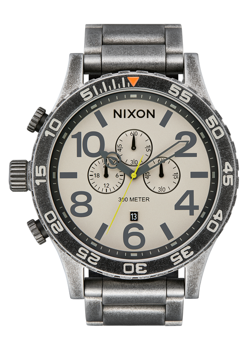 51-30 Chrono - Argent Antique / Pierre ponce