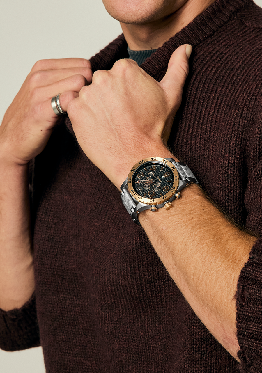 51-30 Chrono - Argent / Or Rose / Noir View 9