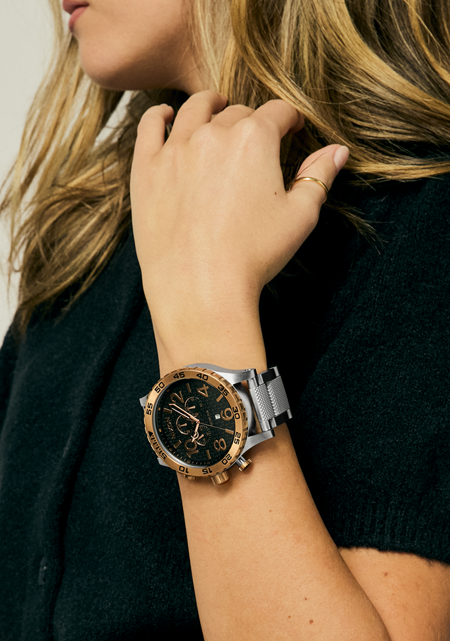 51-30 Chrono - Argent / Or Rose / Noir View 10