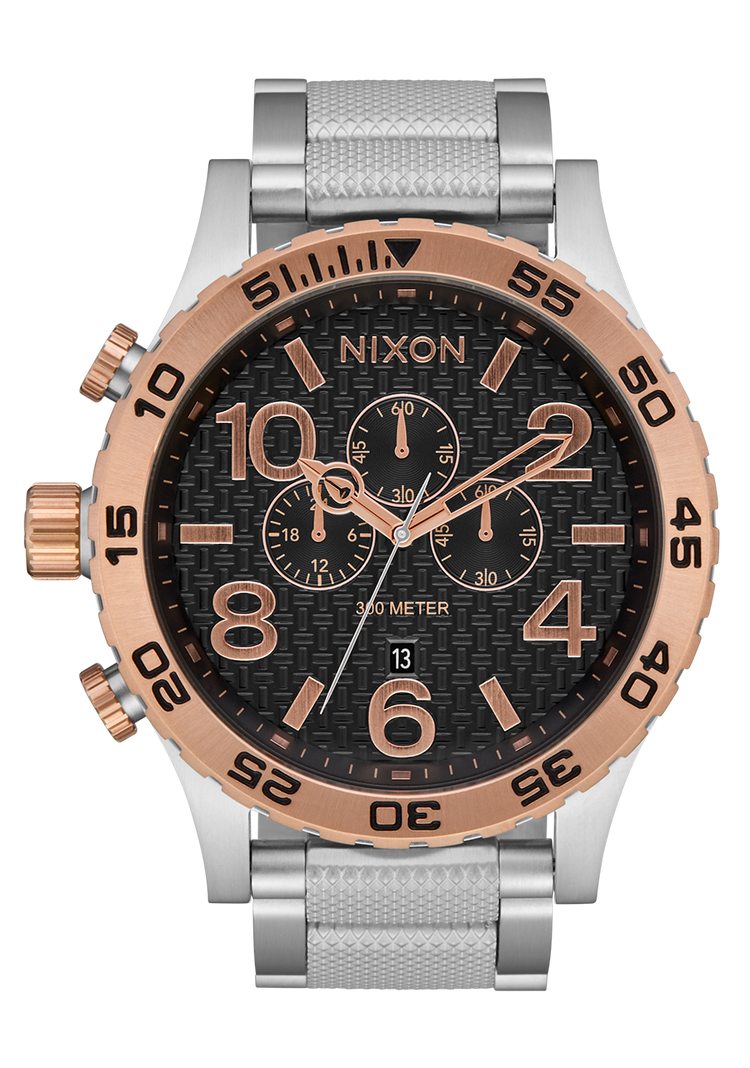 51-30 Chrono - Argent / Or Rose / Noir