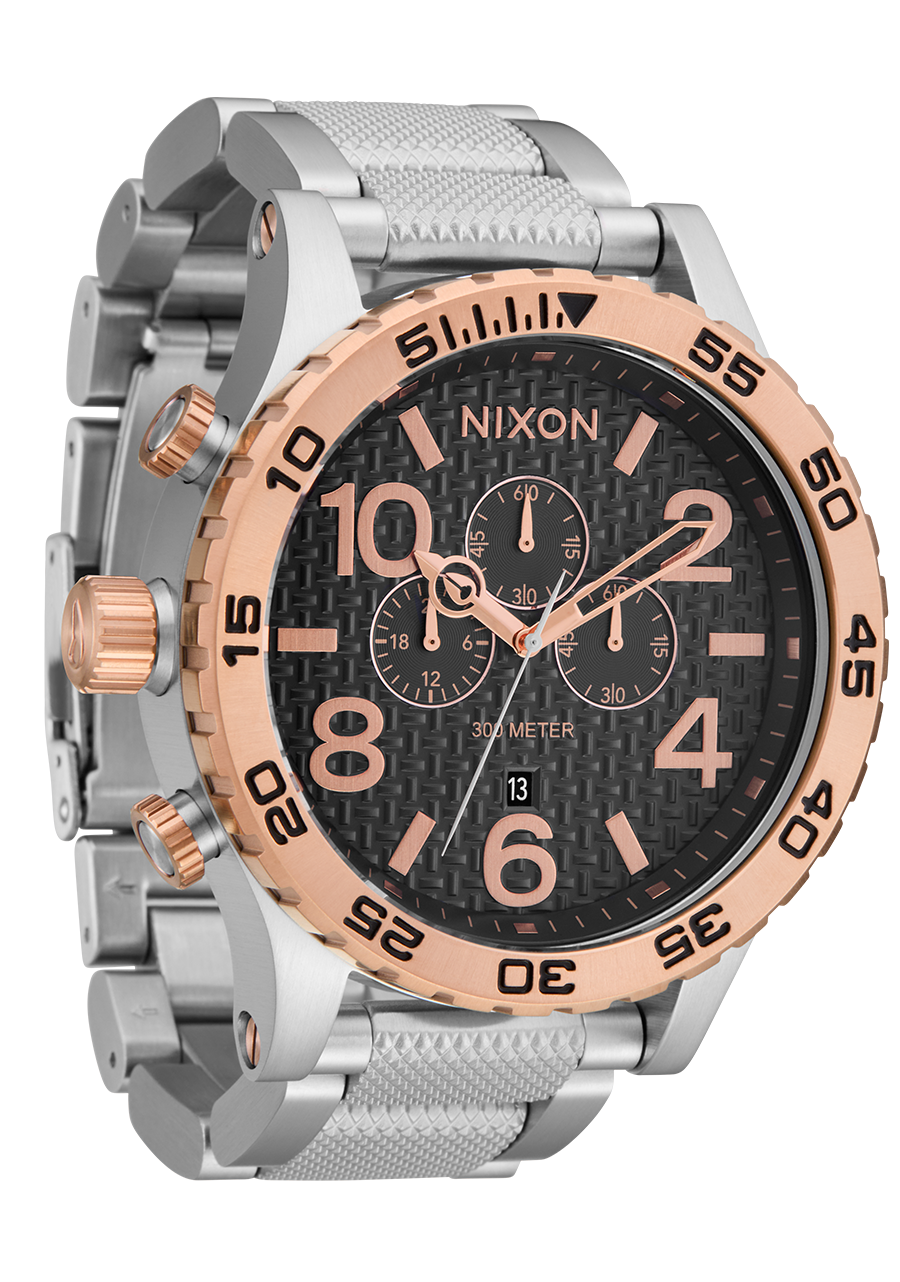51-30 Chrono - Argent / Or Rose / Noir View 2