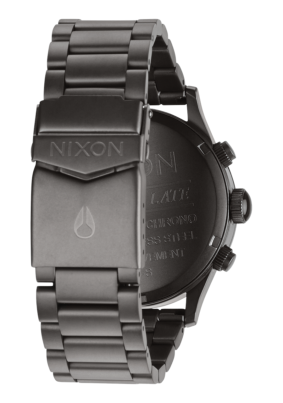 Sentry Chrono Watch | All Gunmetal | Men's Stainless Steel – Nixon CA Sentry Chrono Watch | All Gunmetal | Men's Stainless Steel – Nixon CA