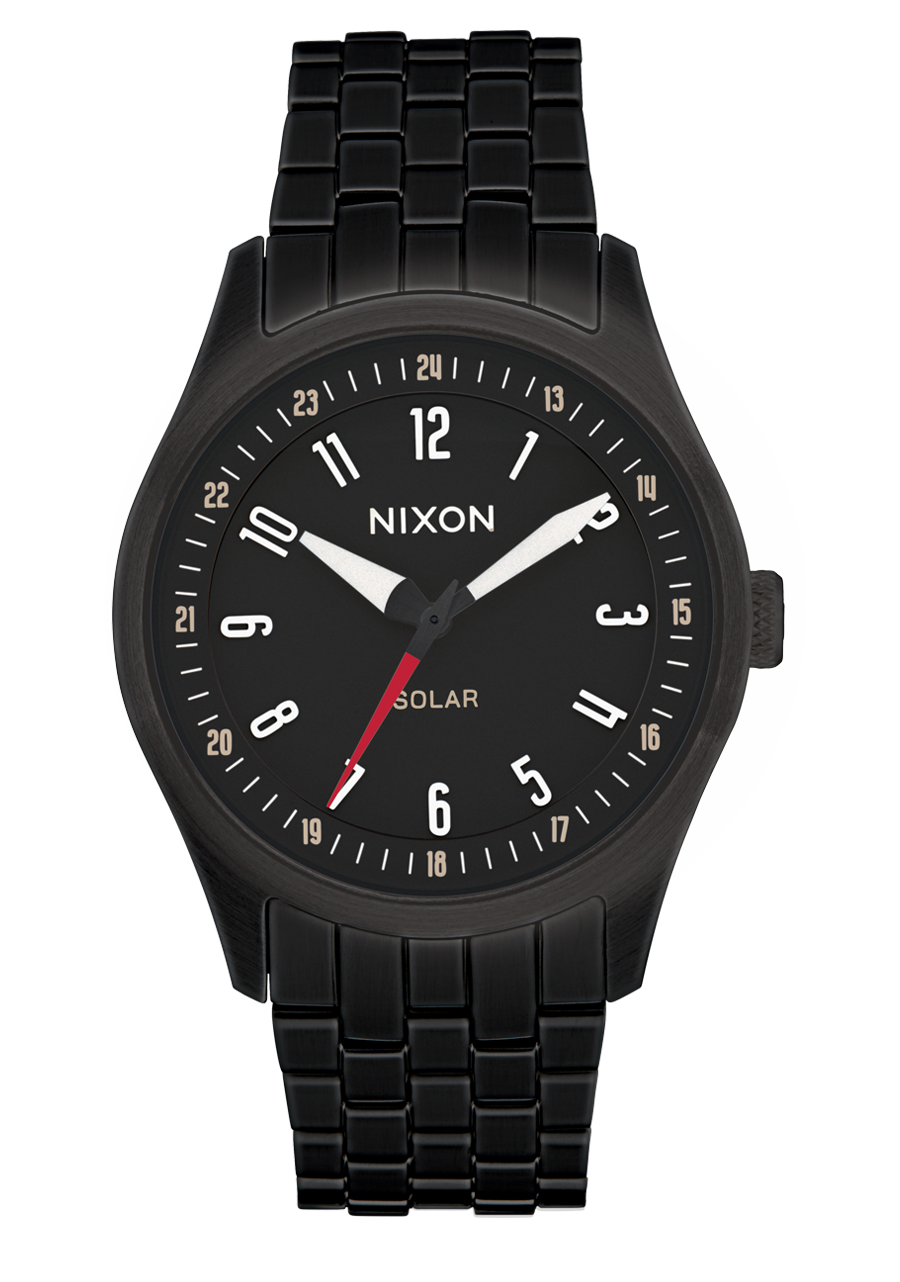 Echo 38 Watch | Black / Black | Stainless Steel Solar Watch – Nixon CA Echo 38 Watch | Black / Black | Stainless Steel Solar Watch – Nixon CA