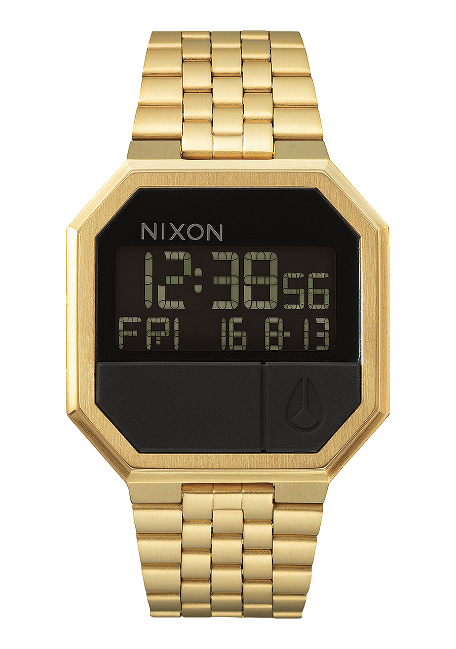 Re Run Watch All Gold Digital Nixon CA