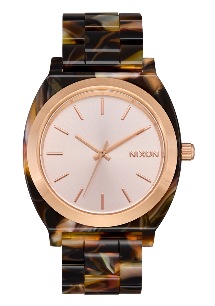 Time Teller Acetate - Rose Gold / Pink Tortoise