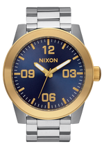 Corporal Stainless Steel - Gold / Blue Sunray