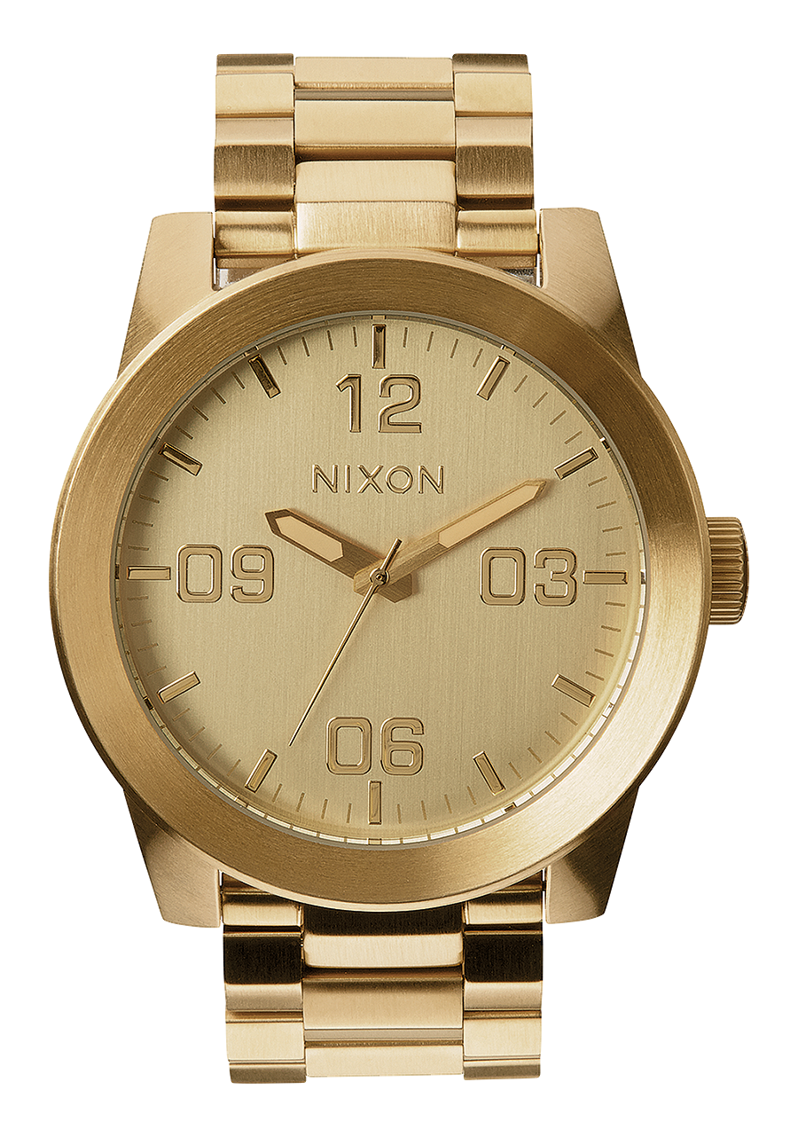 Corporal Stainless Steel Watch | All Gold | Men's Stainless Steel