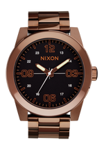 Corporal Stainless Steel Watch | Gold / Green Sunray | Men's Corporal Stainless Steel Watch | Gold / Green Sunray | Men's