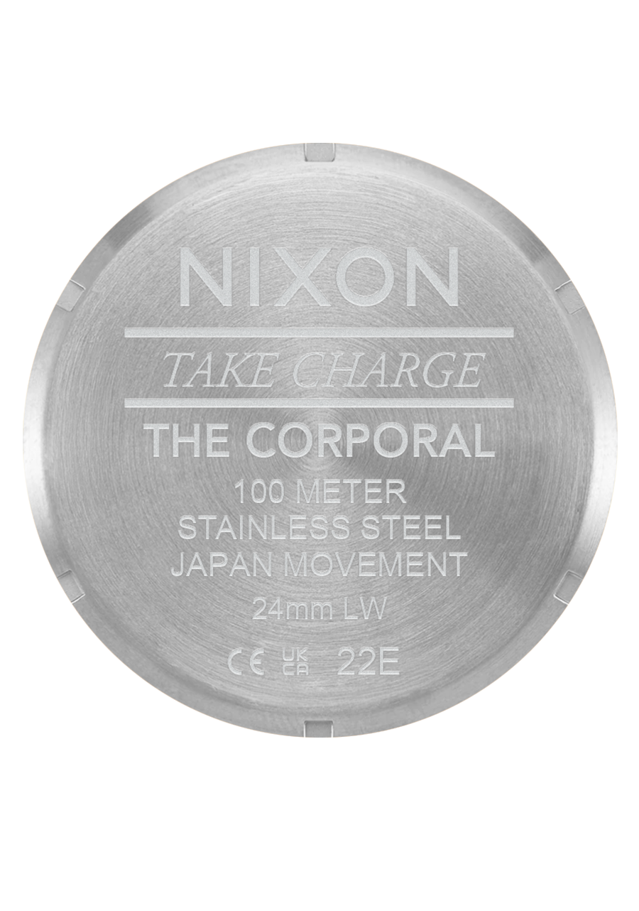 Corporal Acier Inoxydable - Argent / Or Rose / Noir View 5