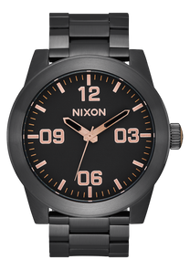 Corporal Stainless Steel - All Black / Rose Gold View 1