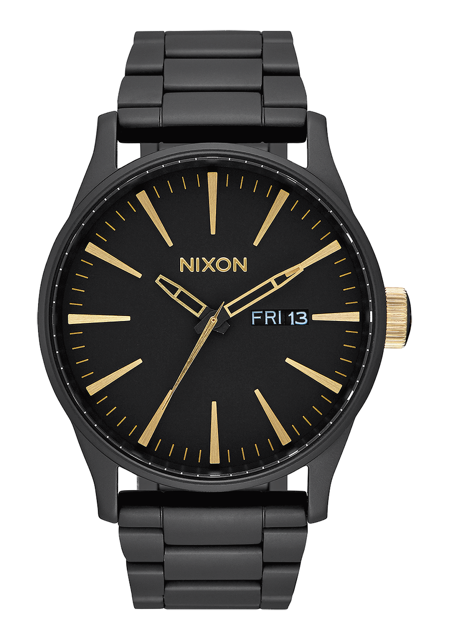Nixon Sentry SS Matte Black Gold