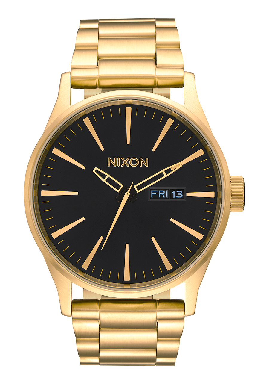 Sentry Stainless Steel Watch All Gold Black Men s Stainless Steel Nixon CA